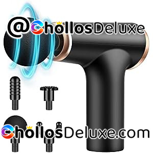 Pistola de Masaje Muscular +4 Cabezales