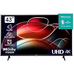 Hisense 43" UHD 4K Smart TV Modelo 2023