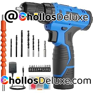 Taladro Atornillador a Batería 12V 21+1 Posiciones +Extras