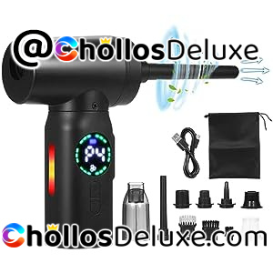Soplador de Aire 4 en 1 120W 7500mah 110000 RPM