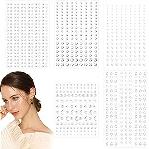 850 Pegatinas Brillantes Faciales Adhesivos