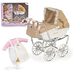 Barriguitas Carrito Bebé +Vestido Muñeca +Extras