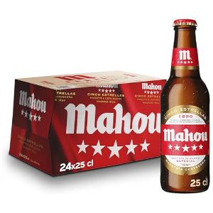 24x Mahou 5 Estrellas Cerveza Especial 25cl