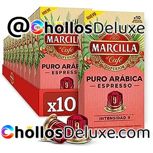 100x Marcilla Nespresso Cápsulas Café