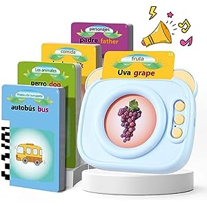 Juguete Educativo con Sonido +112 Tarjetas Doble Cara