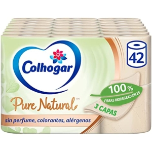 Colhogar Pure Natural 42 Rollos Papel Higiénico Biodegradable