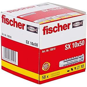 Caja de 50 Tacos Pared para Hormigón Fischer
