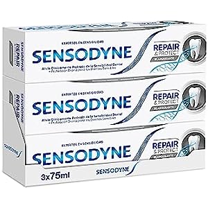 3x Sensodyne Repair & Protect Pasta de Dientes Blanqueante
