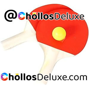 Set de 2 Raquetas de Ping Pong y 3 Pelotas Sportside