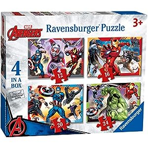 Marvel Avengers 4 Puzzles Progresivos Infantiles