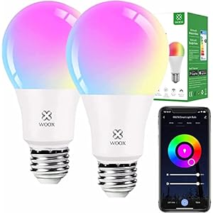 2x Bombillas Inteligentes LED E27 RGB Alexa/Google