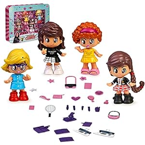 Set 4 Figuras Pinypon El Mundo de Clodett