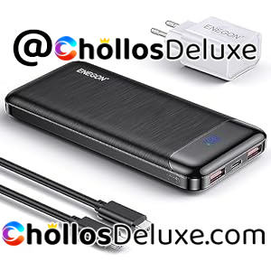 Kit Powerbank 10000mAh PD20W 3 Puertos +Cargador 20W +Cable de Carga