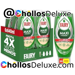 6x Fairy MaxPower Líquido Lavavajillas 640ml