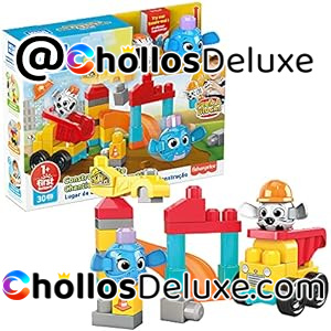 Mega Bloks Sitio de Construcción con 2 Peek A Blocks