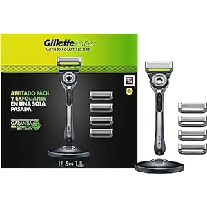 Gillette Labs Maquinilla de Afeitar Hombre +5 Recambios