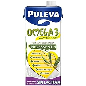 6x Puleva Omega 3 Leche Sin Lactosa 1L
