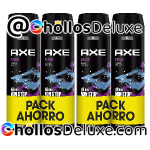 4x Axe Marine Desodorantes Spray XL 200ml