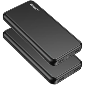 Pack de 2 Powerbanks 10.000mAh. 3 Puertos