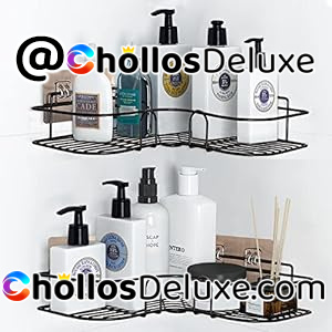 Pack de 2 Estanterías de Baño Sin Taladro