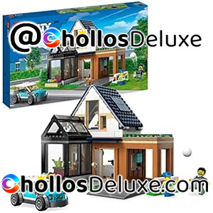 Lego City Casa Familiar y Coche Eléctrico