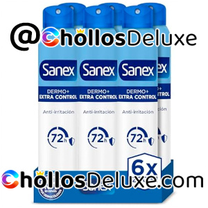 6x Sanex Dermo+ Extra Control Spray 200ml