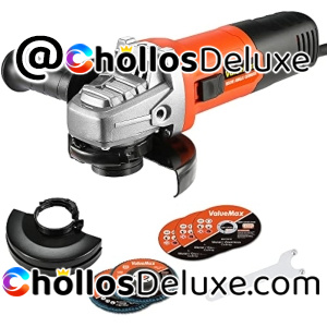 Amoladora Angular 820W +5 Discos +Extras