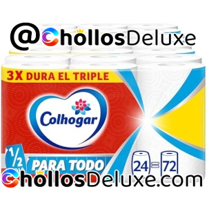24 Rollos Colhogar Papel Cocina Mega XXL
