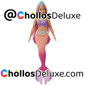 Barbie Sirena Muñeca con Pelo Rosa