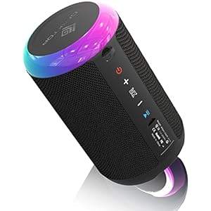 Altavoz Bluetooth 5.1 IPX7 LED 24W