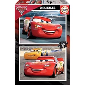 Educa Cars 3 2 Puzzles 48 Piezas