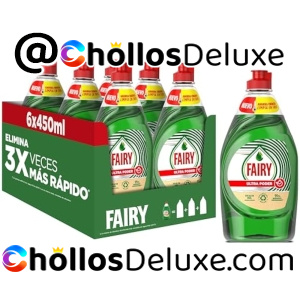 6x Fairy Ultra Poder Lavavajillas Líquido 450ml