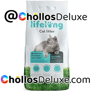 10 Litros Arena Gatos Lifelong con Perfume Talco
