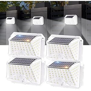 4x Luz LED Solar Exterior IP65 Aigostar