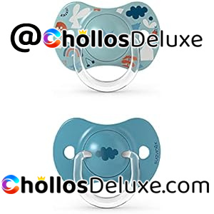 Pack de 2 Chupetes con Tetina Fisiológica de Silicona Suavinex 6-18 Meses