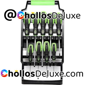 Set 9 Destornilladores Magnéticos +Estuche Transporte