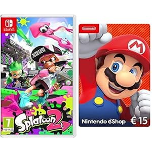 Pack Splatoon 2 +Nintendo eShop Tarjeta Regalo 15€ Nintendo Switch