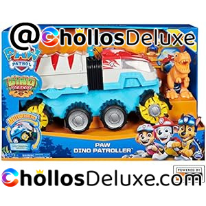 Patrulla Canina Coche Dino Patroller Motorizado +Figuras