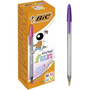 Caja 20 Bolígrafos BIC Cristal Fun 1.6mm