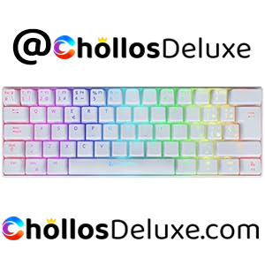 Newskill Pyros Ivory Teclado Gaming Inálambrico