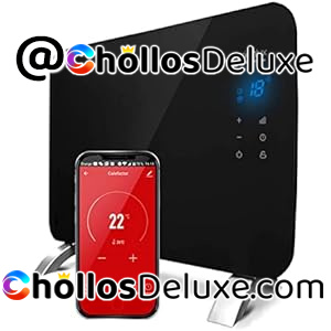 Radiador Cristal Eléctrico 1000W WiFi con App
