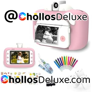 Cámara Instantánea Niños 2.4" +Tarjeta SD 32GB +Extras
