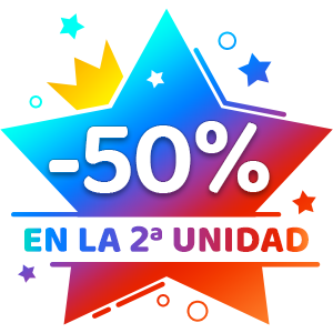 50% Descuento 2ª Unidad Alimentación