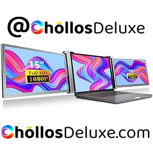 Triple Monitor 15" IPS FHD para Portátil