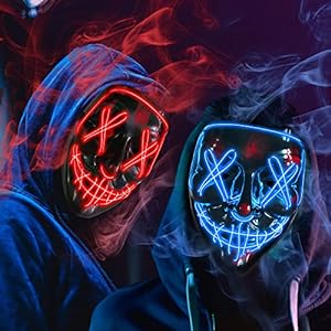 2x Máscaras LED Halloween