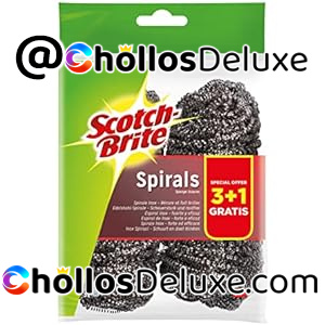 16 Unidades Scotch-Brite Estropajo Metálico Inox
