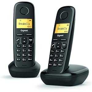 Pack de 2 Gigaset A170 Duo Teléfonos Fijos Inalámbricos