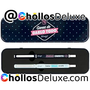 Set De 2 Bolis + Estuche Mr. Wonderful