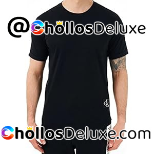 Calvin Klein Badge Turn Up Sleeve Camiseta Hombre