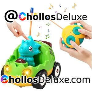Coche Teledirigido Dinosaurio Luces y Sonidos
